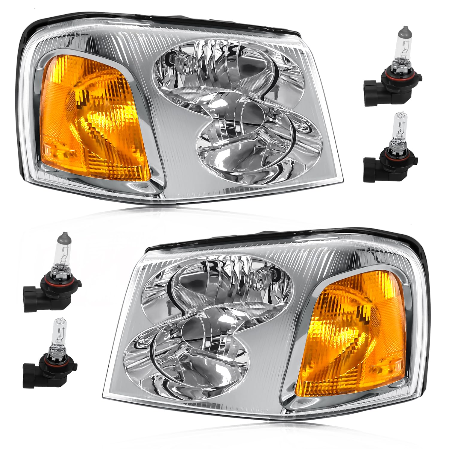 CLERYYE headlight assembly front view showing fitment and stock appearance