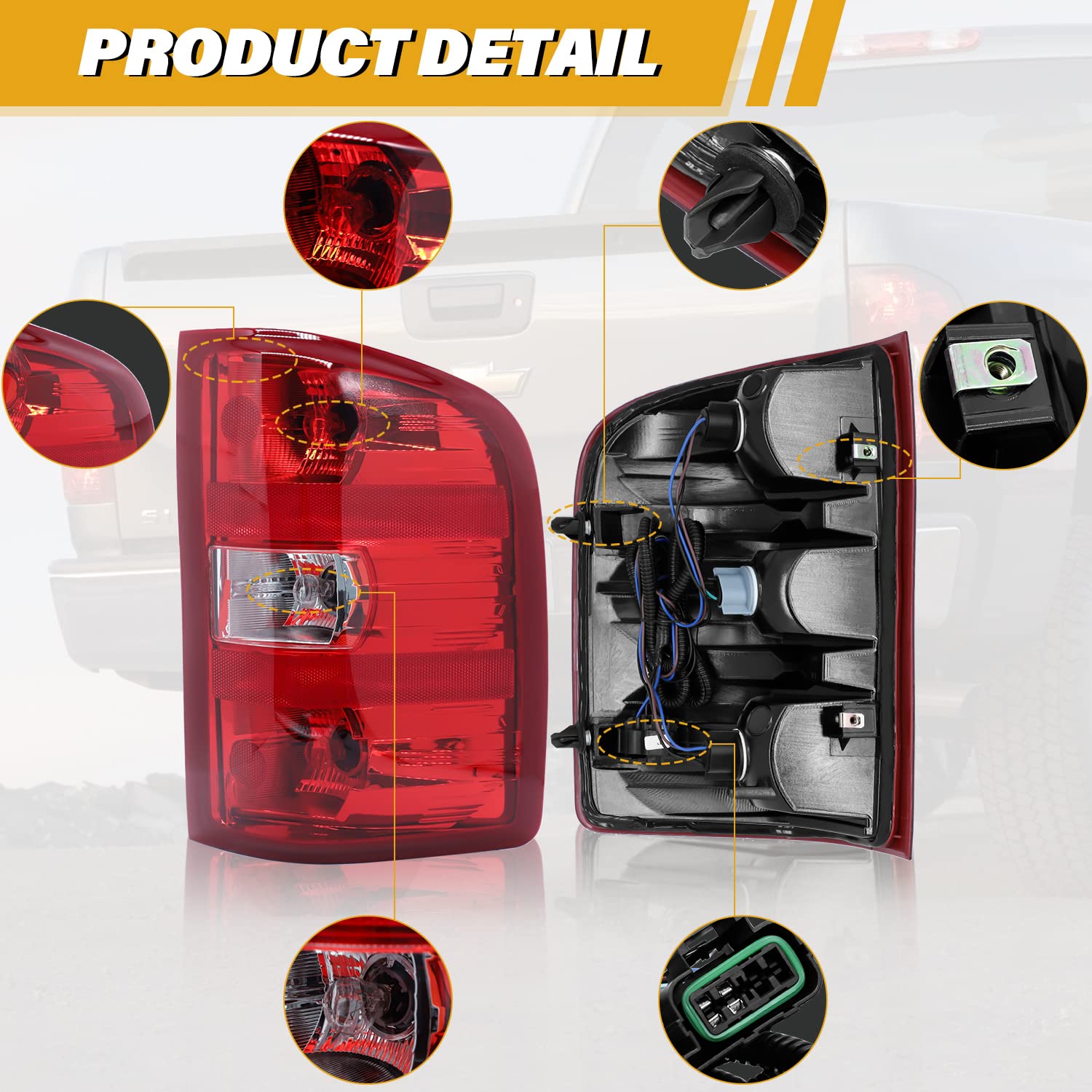 CLERYYE chrome housing detail illustrating corrosion resistance and OEM look