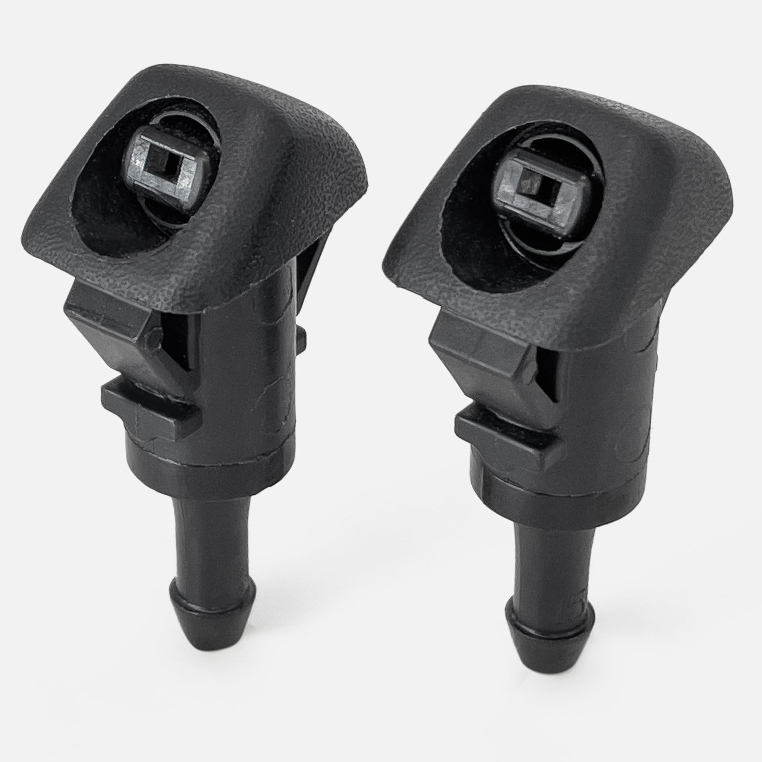 Click&Fit nozzle material texture close-up showing durable finish benefit