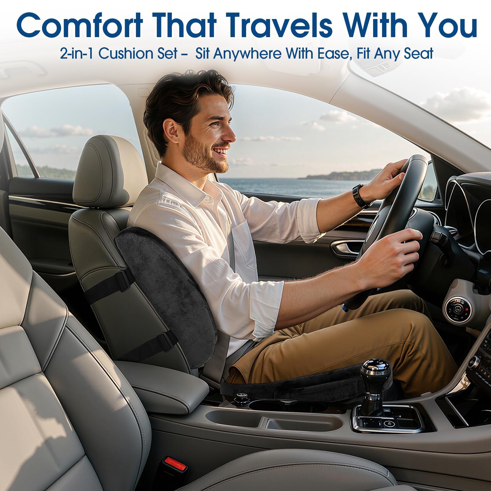 CloudBliss non-slip bottom detail preventing cushion movement for stable seating