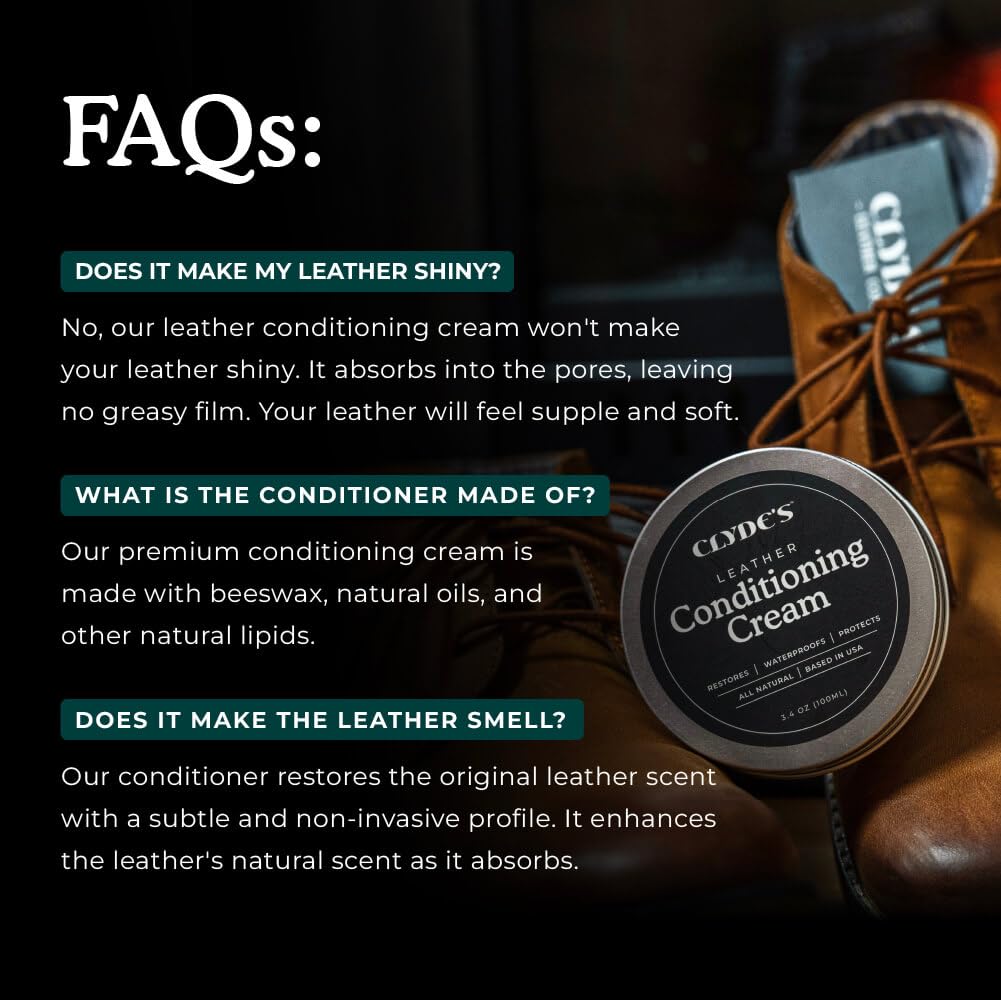 jar of Clydes cream beside a hand to show scale and easy-home use benefit