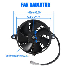 CMIYETO side profile showing seven blades for efficient cooling