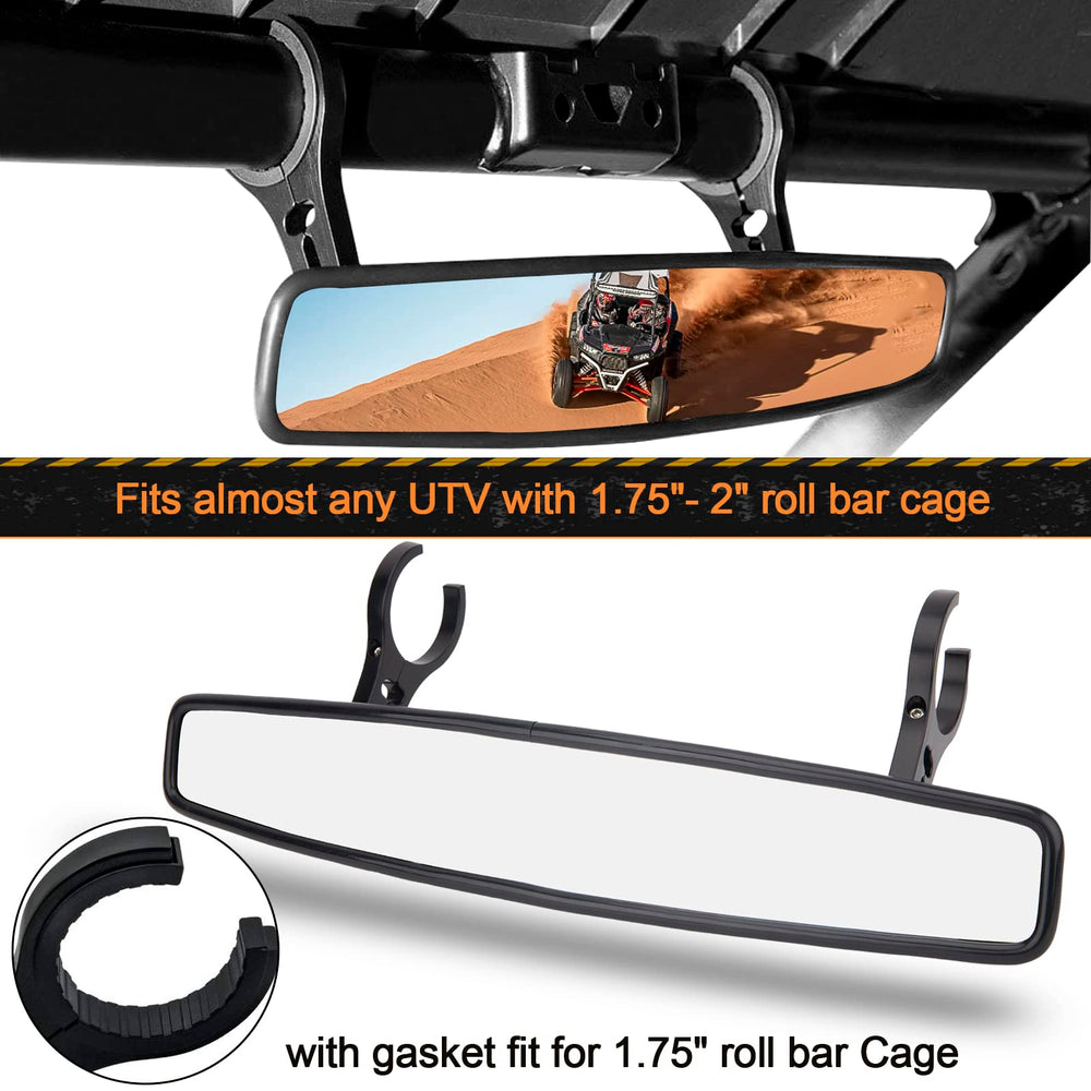 CMOOD mounted on 1.75-2" roll bar demonstrating secure fit benefit