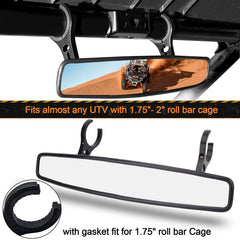 CMOOD mounted on 1.75-2" roll bar demonstrating secure fit benefit