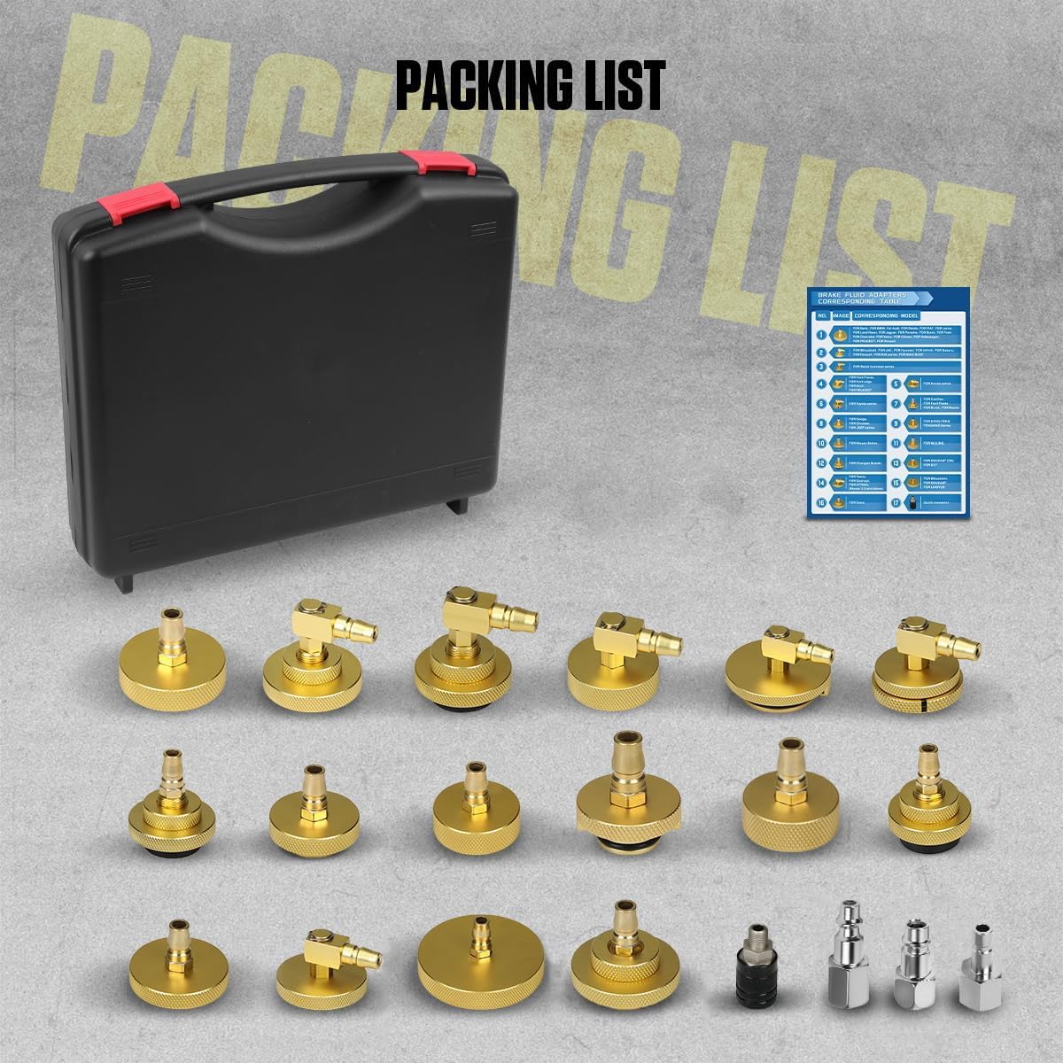 CMTOOL aluminum adapter texture and gold-plated finish resisting corrosion and wear