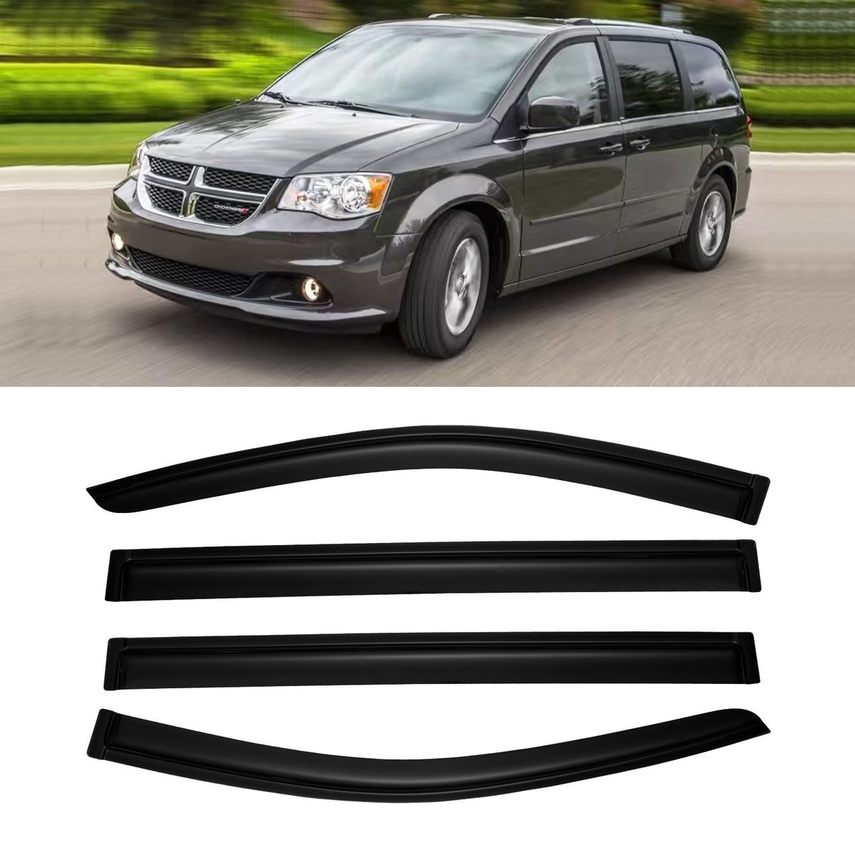 CMVT Auto front packaging showing visor set and included hardware for easy upgrade