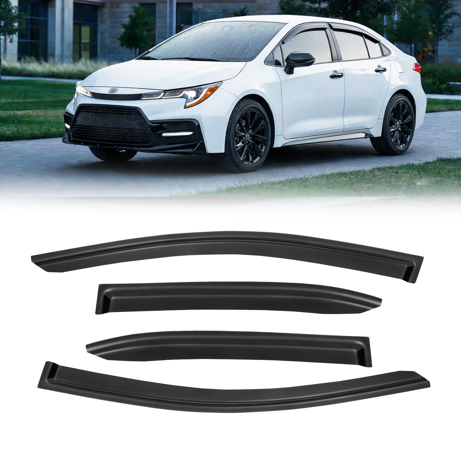 CMVT Auto front profile visor showing sleek fit and improved airflow