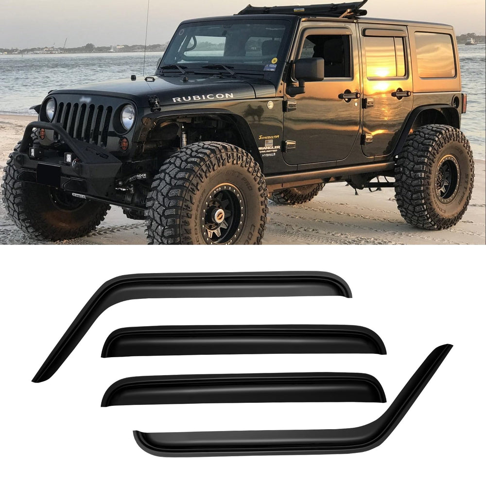CMVT Auto front view installed on Jeep Wrangler JK shows sleek protection