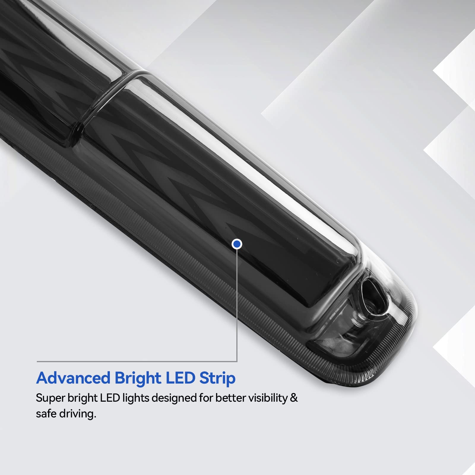CMVT Auto installed on truck roof showing improved rear visibility benefit