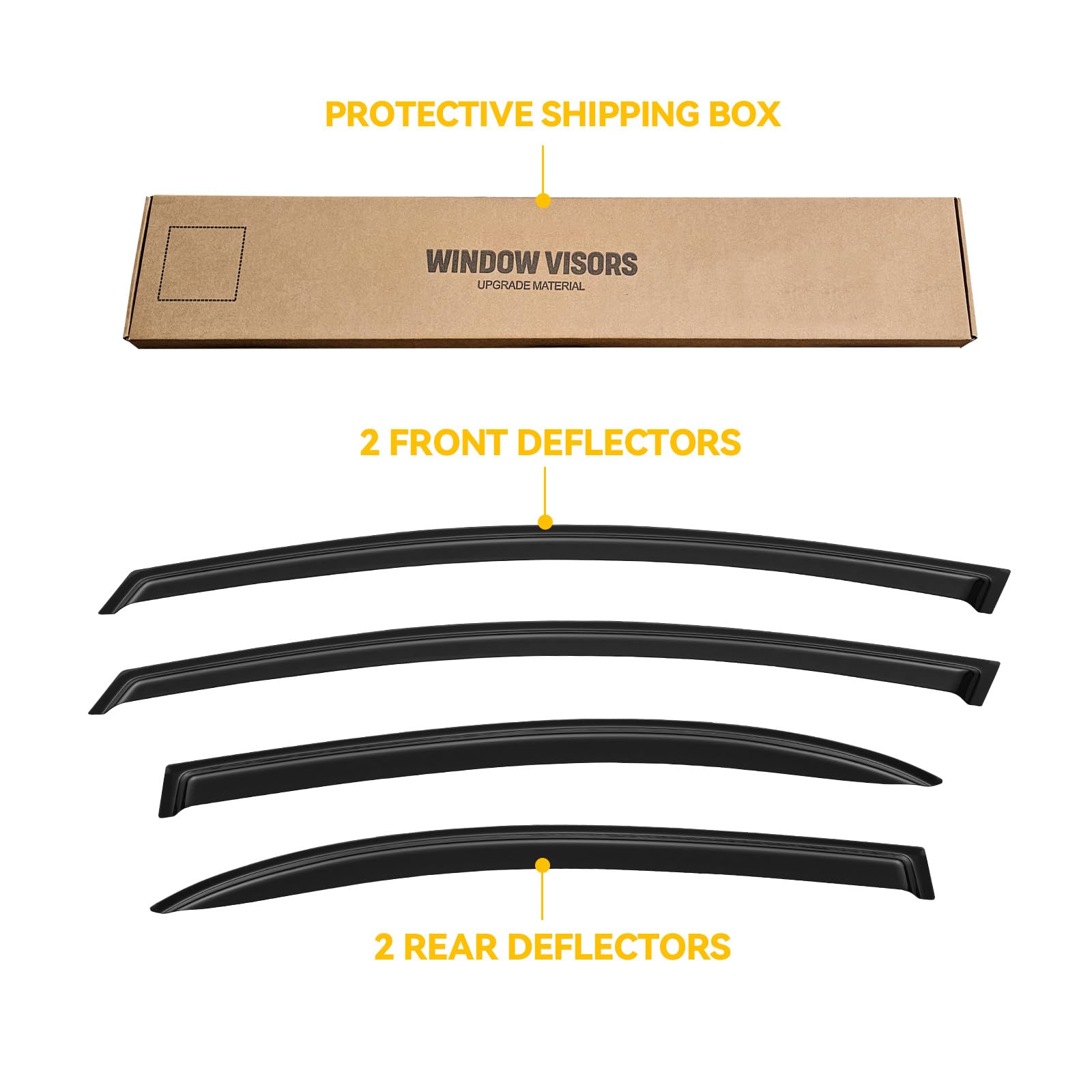 CMVT Auto visor next to ruler for scale illustrating fitment size