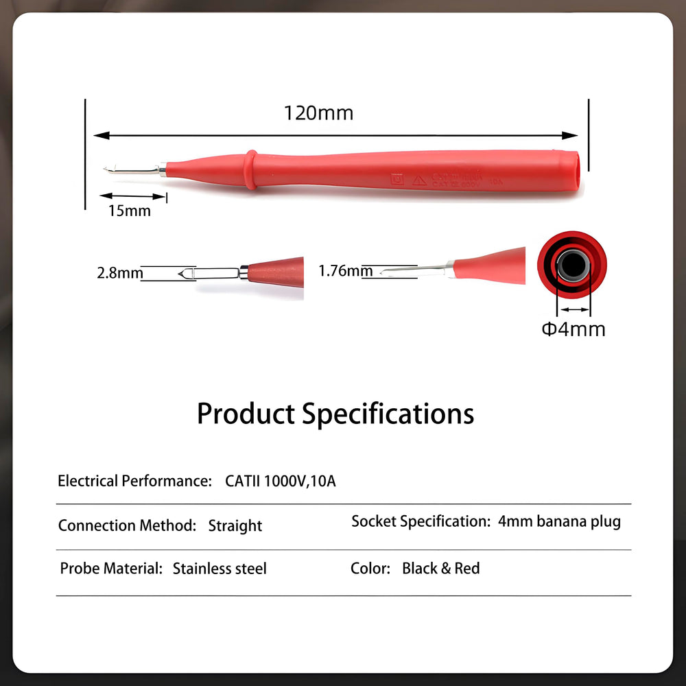 CNHIDEE flat blade tip close-up for secure access in recessed terminals