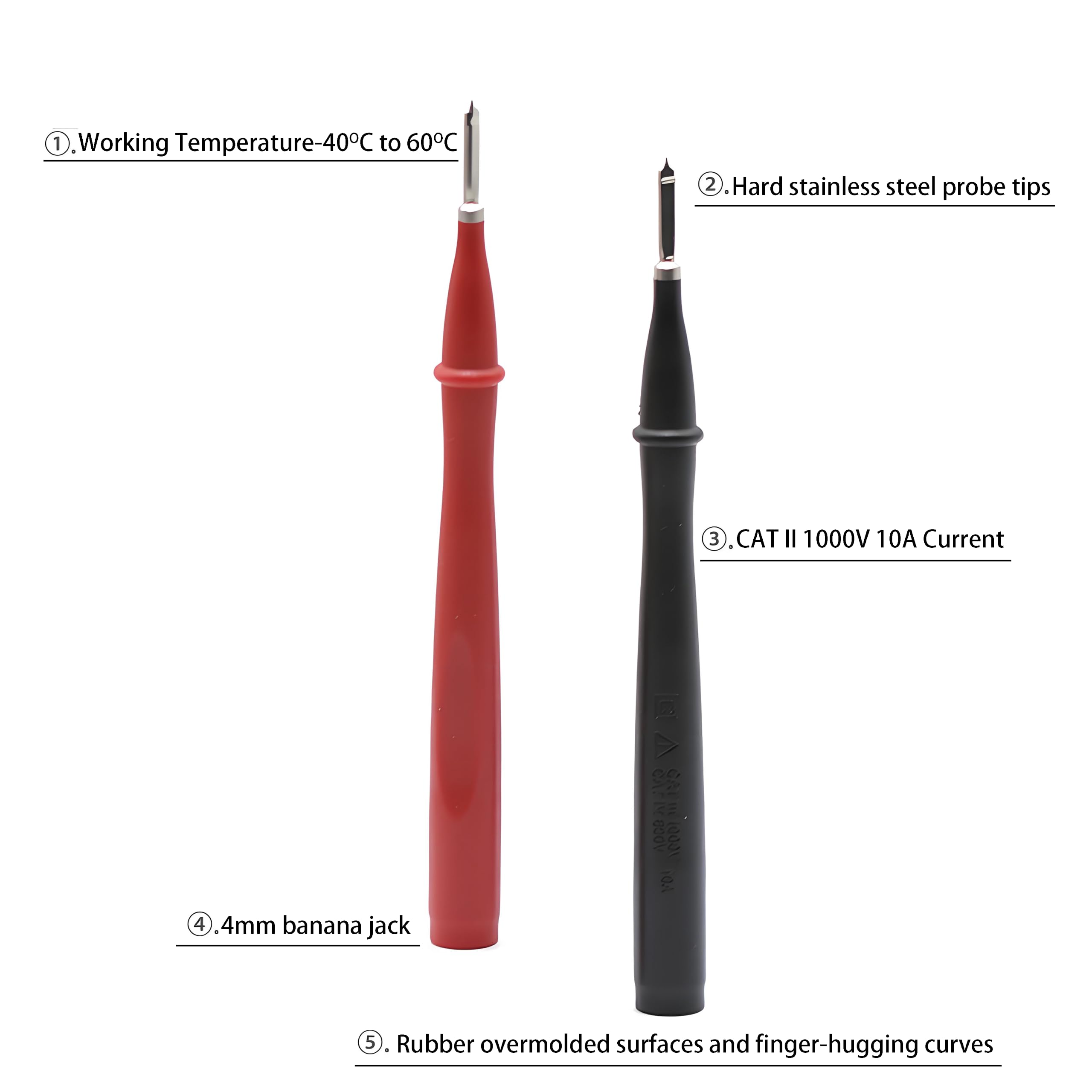 CNHIDEE stainless steel tip and brass core detail for reliable conductivity