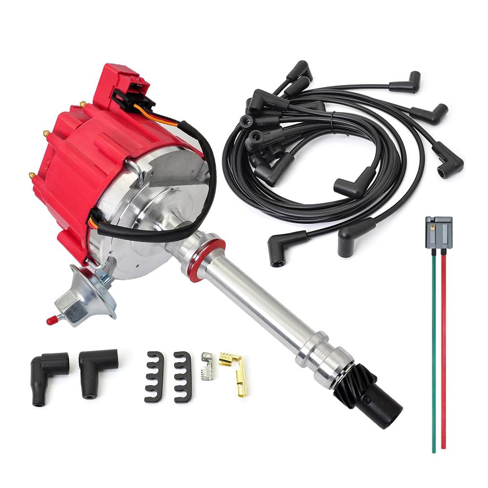 CNPAPC GM08 distributor front view showing red cap and mounting, ensures correct fit