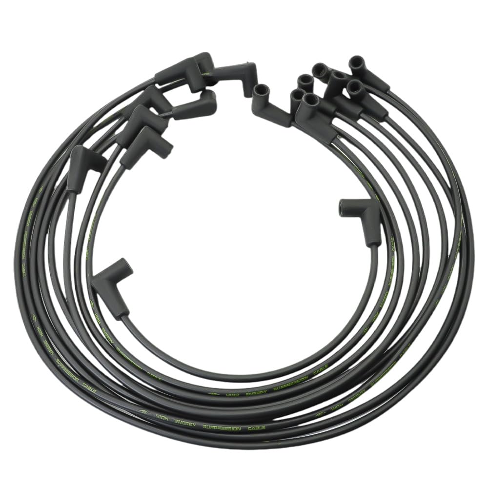 CNPAPC spark plug wire detail showing dual silicone jacket and reinforcement for durability