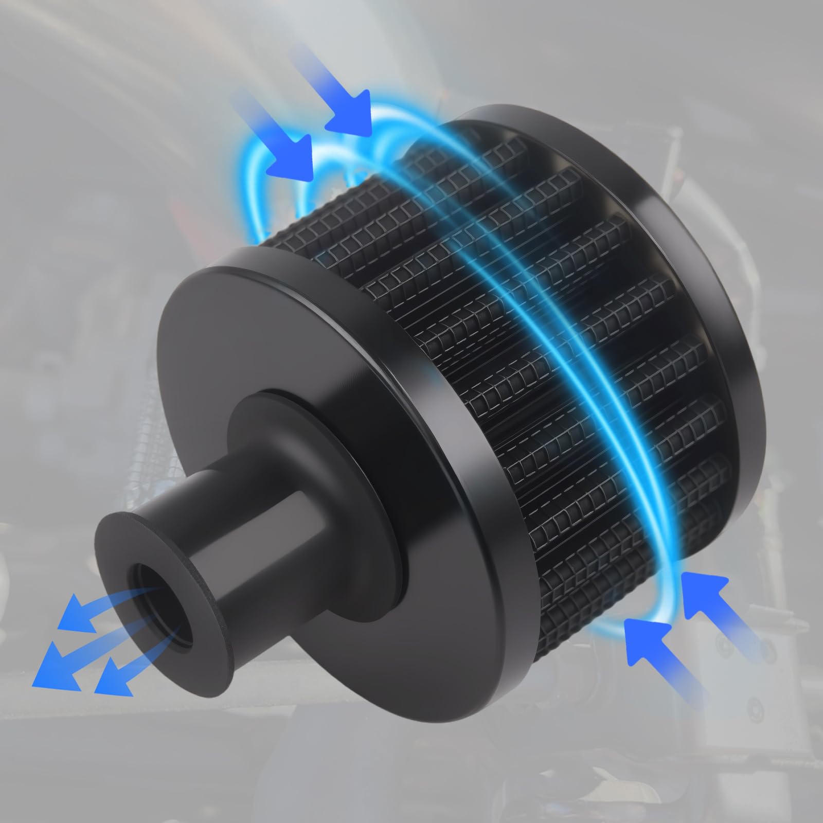 CNRAQR installed in garage setting showing practical use and improved airflow