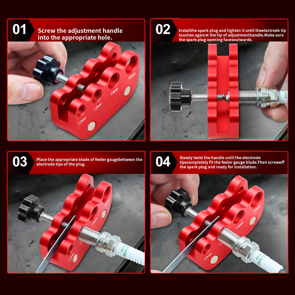 CNRAQR thumbscrew detail showing precise adjustment for accurate gaps