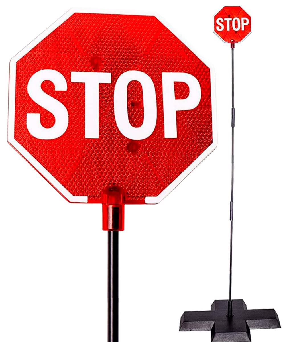 Cobra Tuning front view stop sign showing clear parking cue and protection