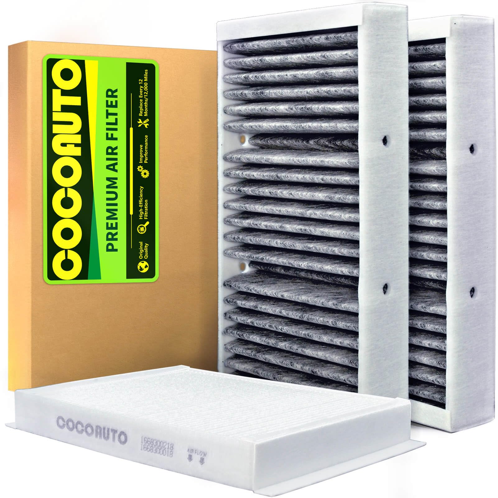 COCOAUTO front packaging showing complete filter kit and convenience