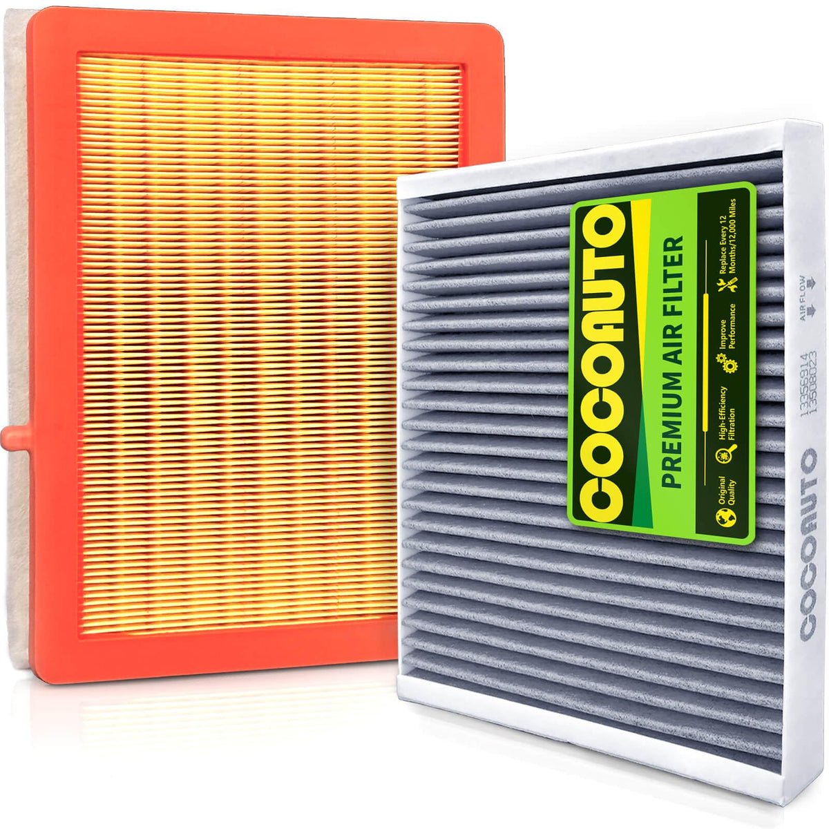 COCOAUTO front packaging showing both filters and convenience of kit