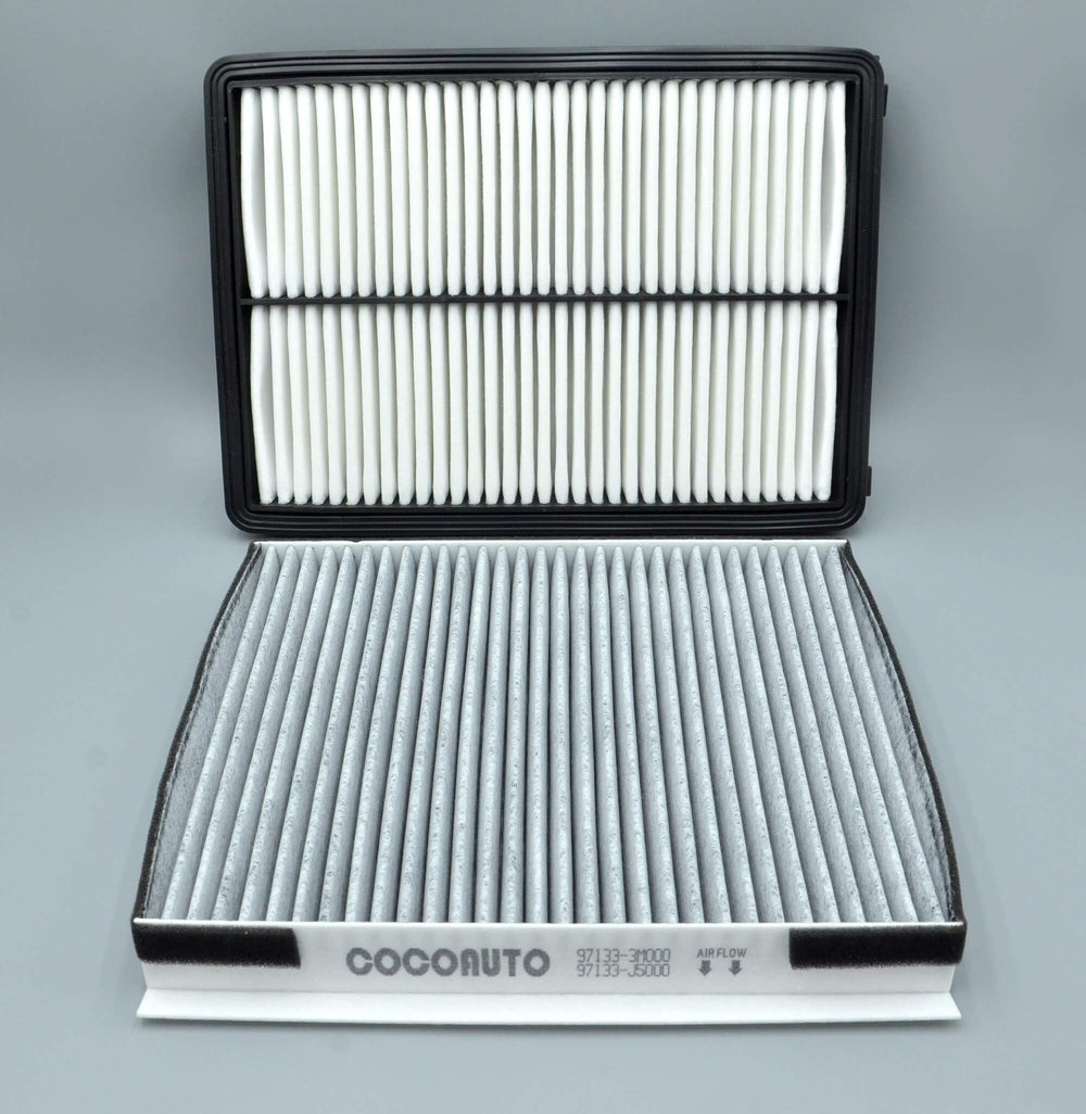 COCOAUTO cabin filter fitted behind dash showing improved airflow