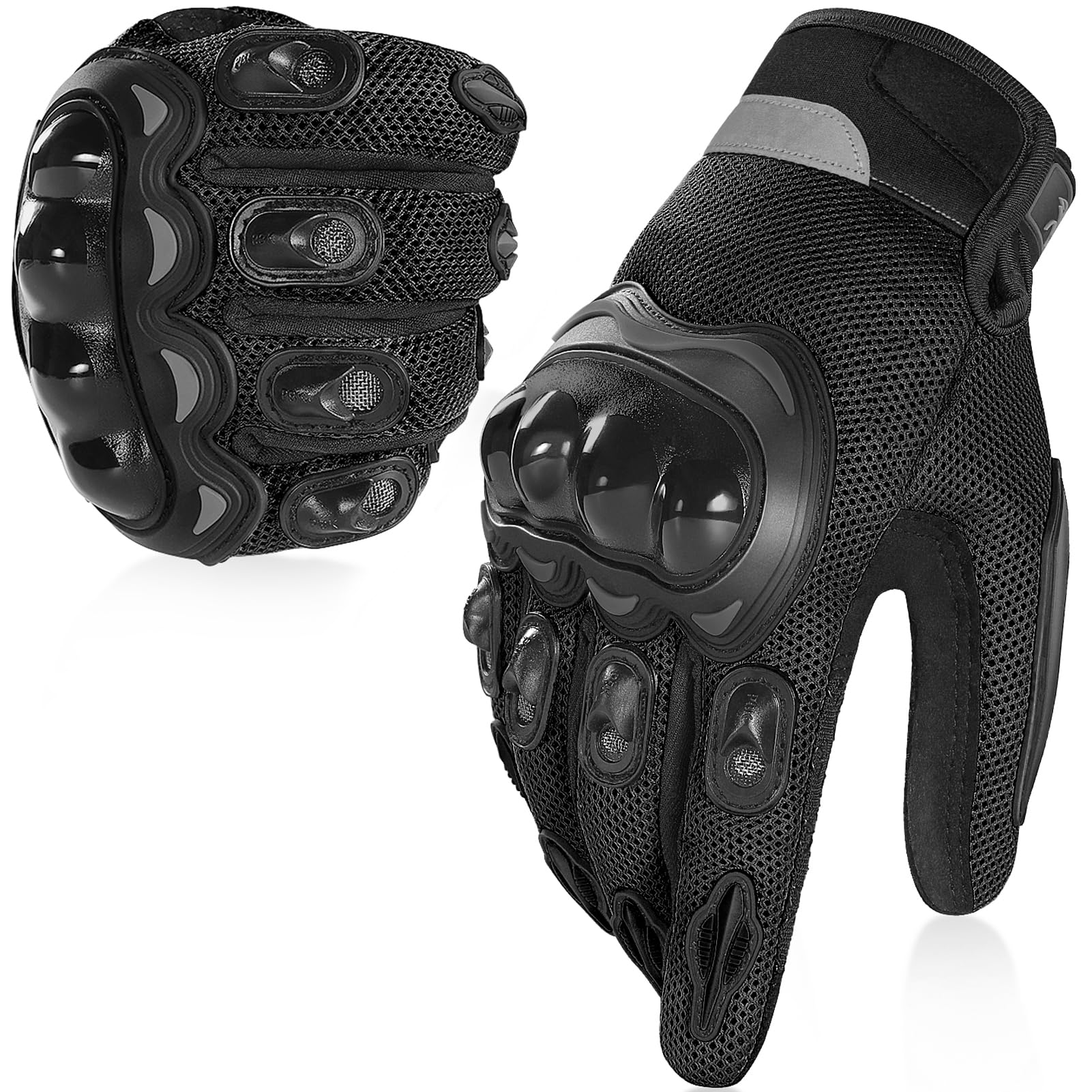 COFIT front view black glove showing fit and ventilation benefit