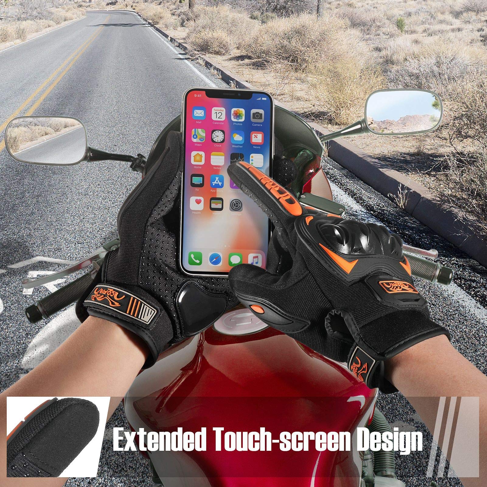 COFIT hard knuckle close detail offering impact protection for riders
