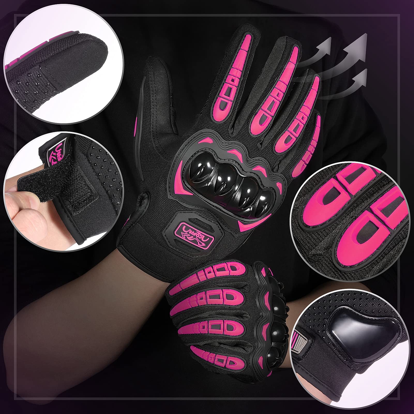 COFIT close-up of hard PVC knuckle guard for visible impact protection
