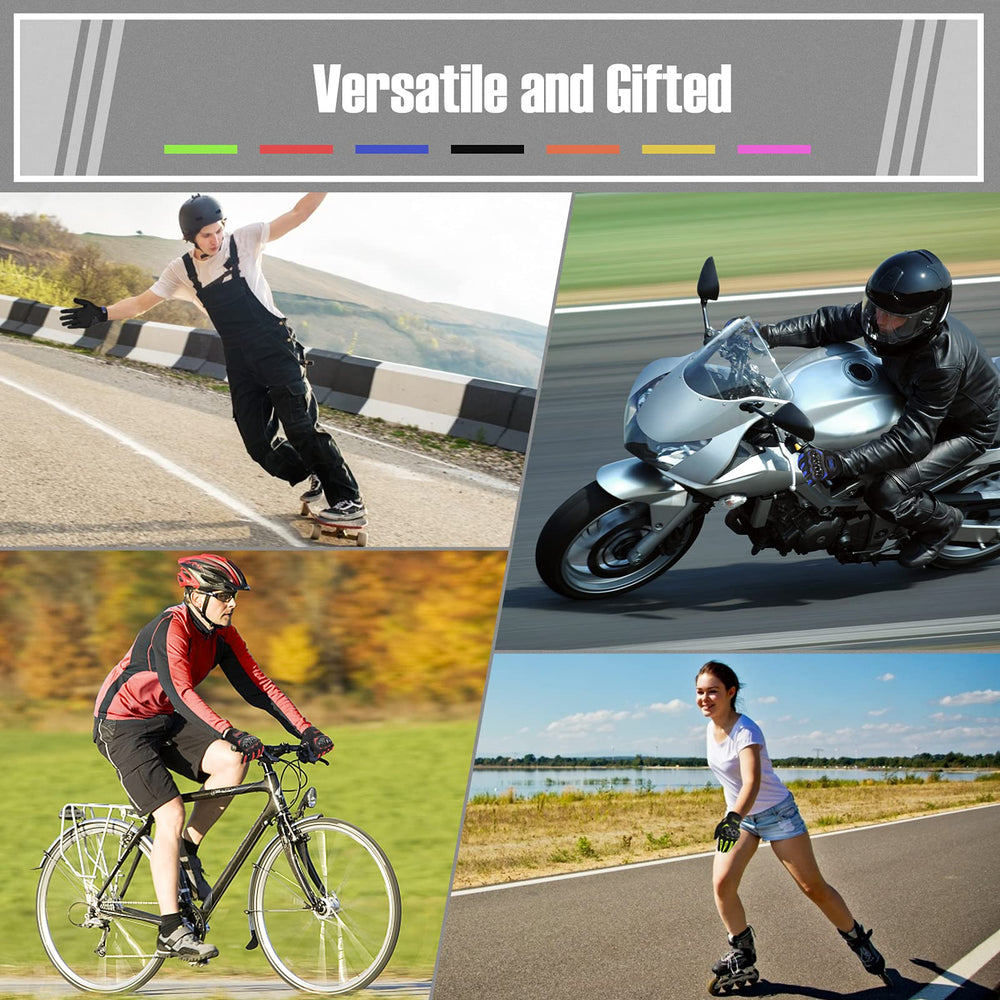 COFIT gloves worn while riding motorcycle illustrating protection and control