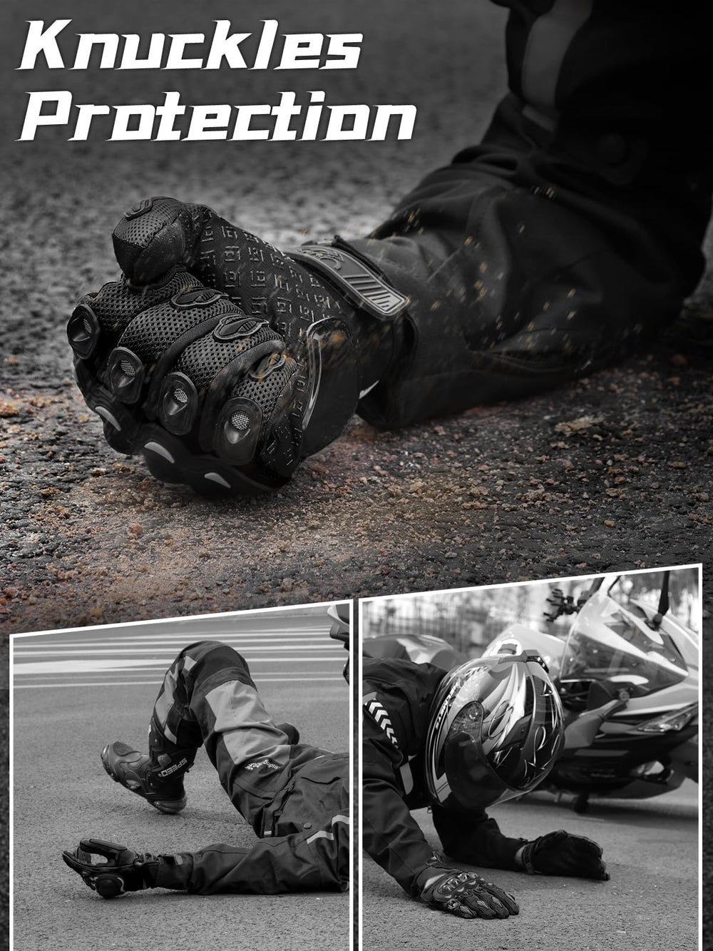 COFIT gloves worn by rider on bike showing comfort during commute