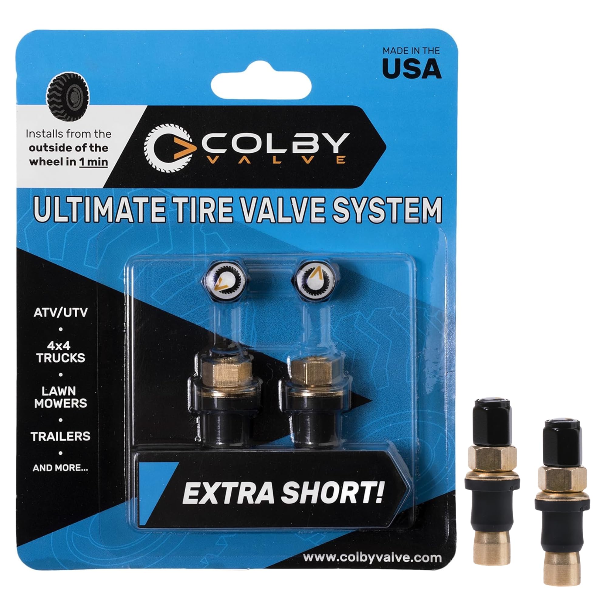 Colby Valve front packaging showing kit and label for quick identification