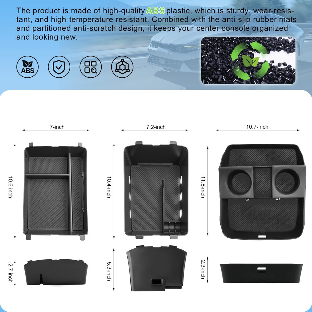 Coleya anti-slip rubber pad texture reducing item movement and road noise