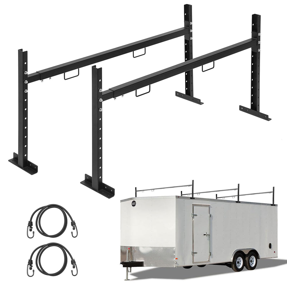 Colinktool front profile on trailer showing full rack and load capacity