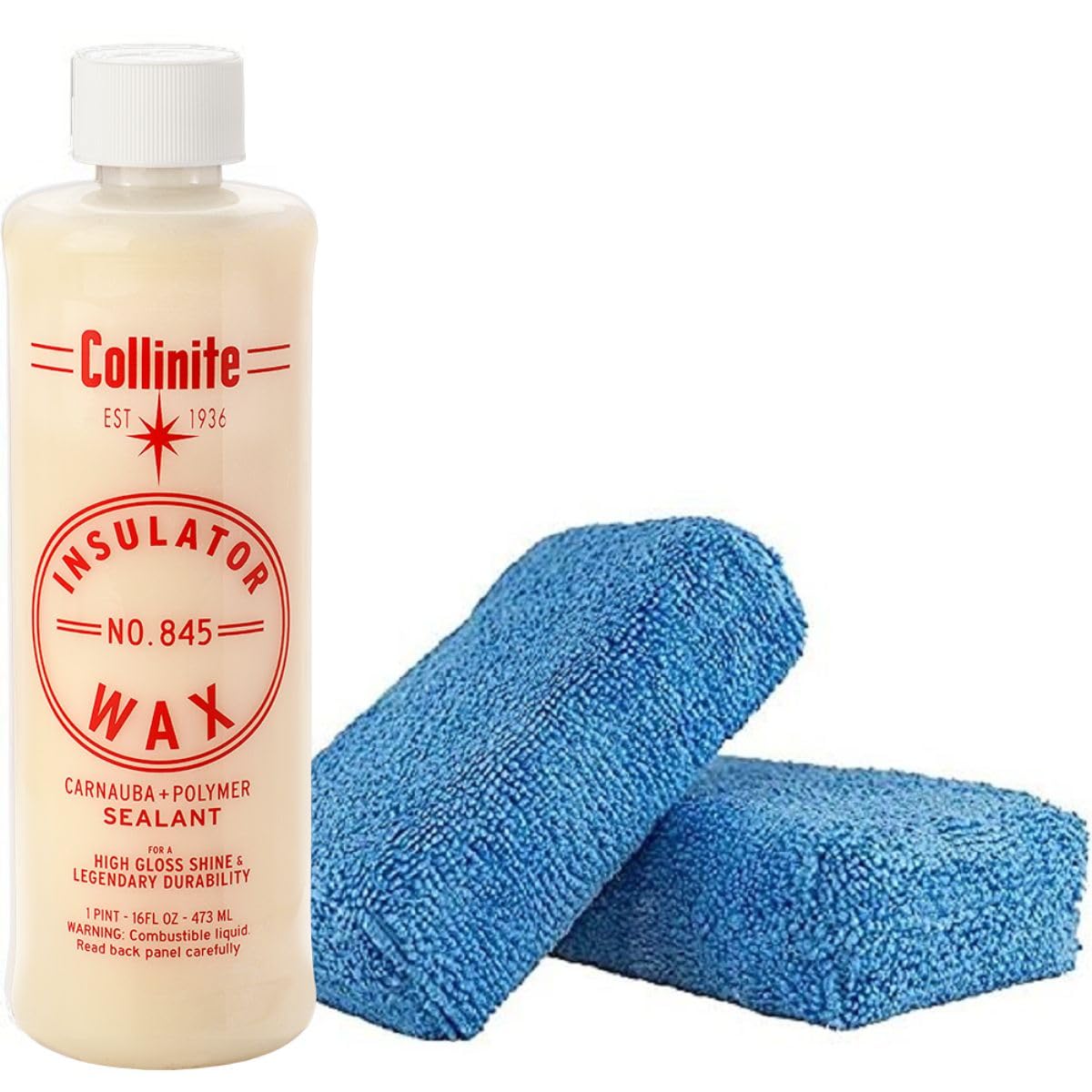 COLLINITE 845 front tin showing label and capacity, easy identification benefit