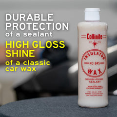 COLLINITE wax texture inside open jar highlighting spreadability benefit
