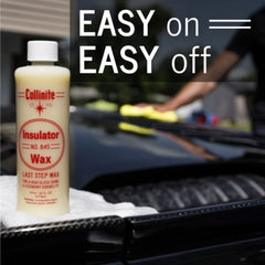 COLLINITE paste texture on applicator highlighting smooth, workable consistency