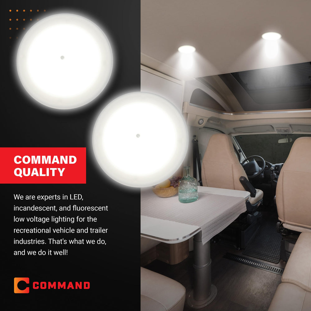 Command Electronics included screws and lever connectors for fast DIY installation