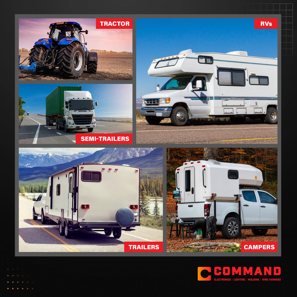 Command Electronics installed in RV interior offering subtle ambient lighting benefit