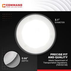Command Electronics mounting hardware and connectors included for rapid installation benefit