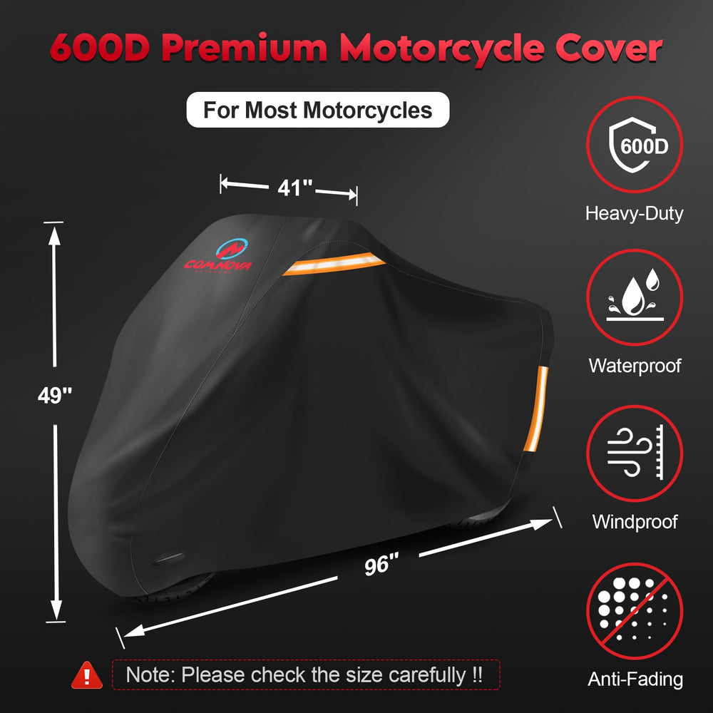M COMNOVA OUTDOORS close-up of 600D fabric showing waterproof texture