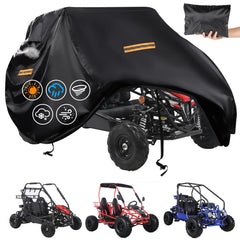 CONFUTURY front view of go kart cover showing full fit and protection