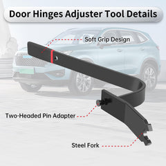 CONGKAILU side profile revealing tool length for wide door compatibility