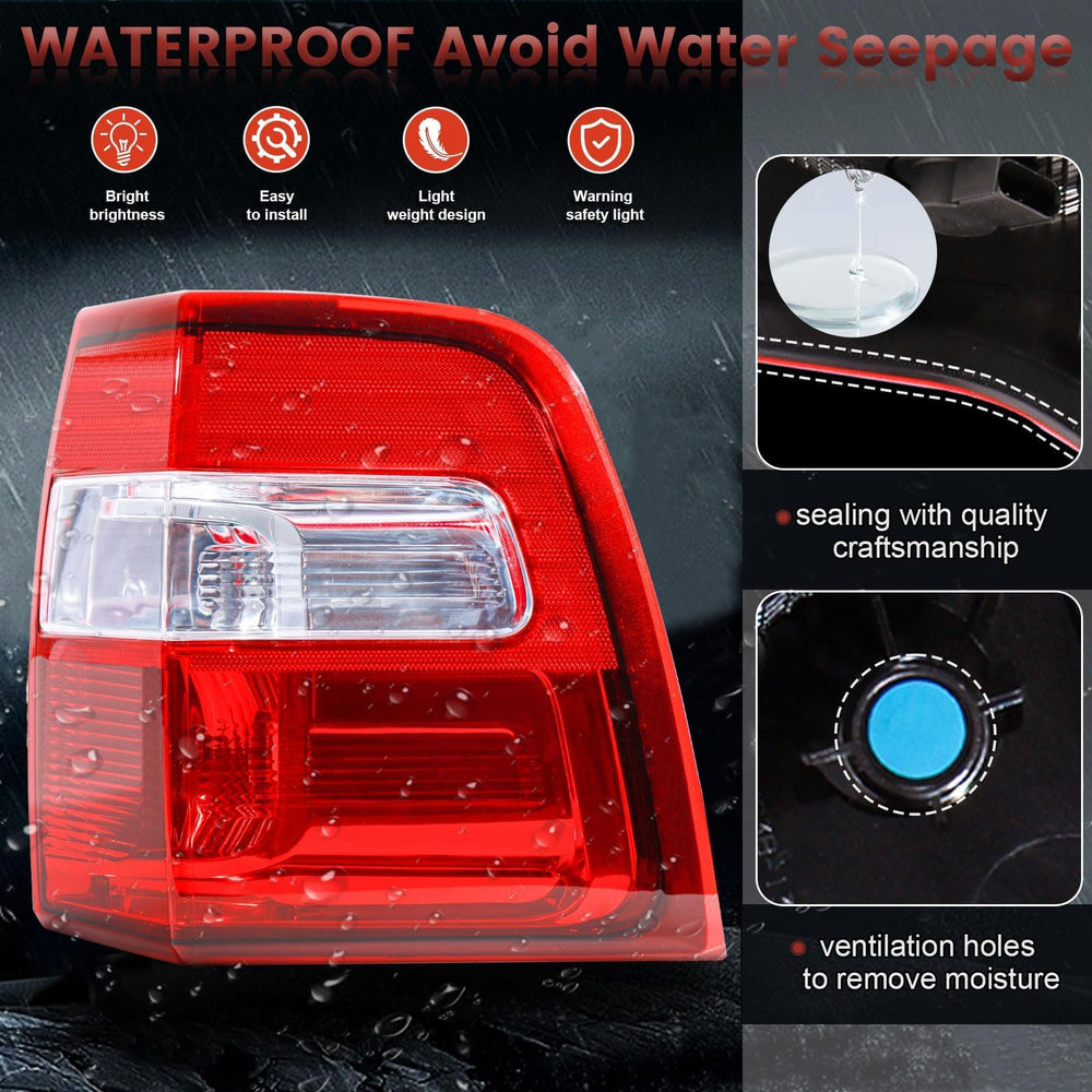 CONLLCON tail light mounted on Expedition showing restored appearance benefits