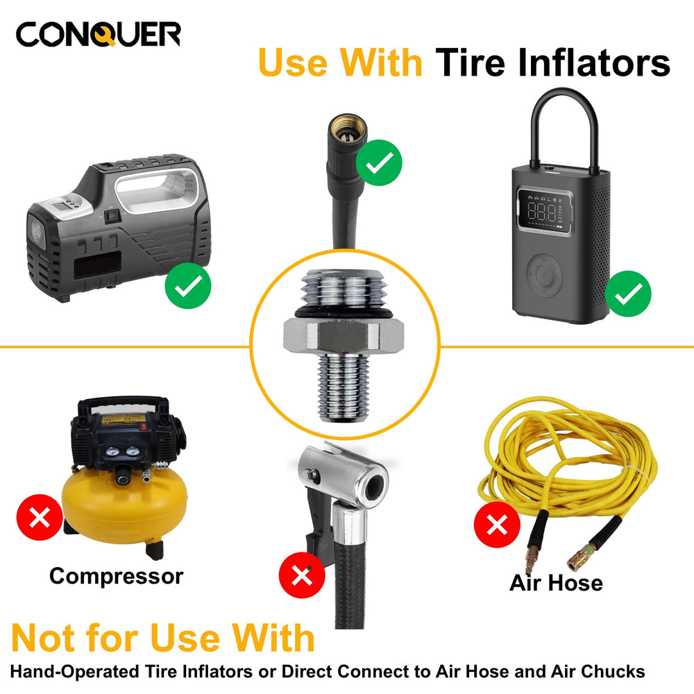 CONQUER cutaway showing open-flow porting for faster inflation and less downtime