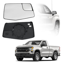 Convitex passenger mirror front view showing clear reflective surface and fit