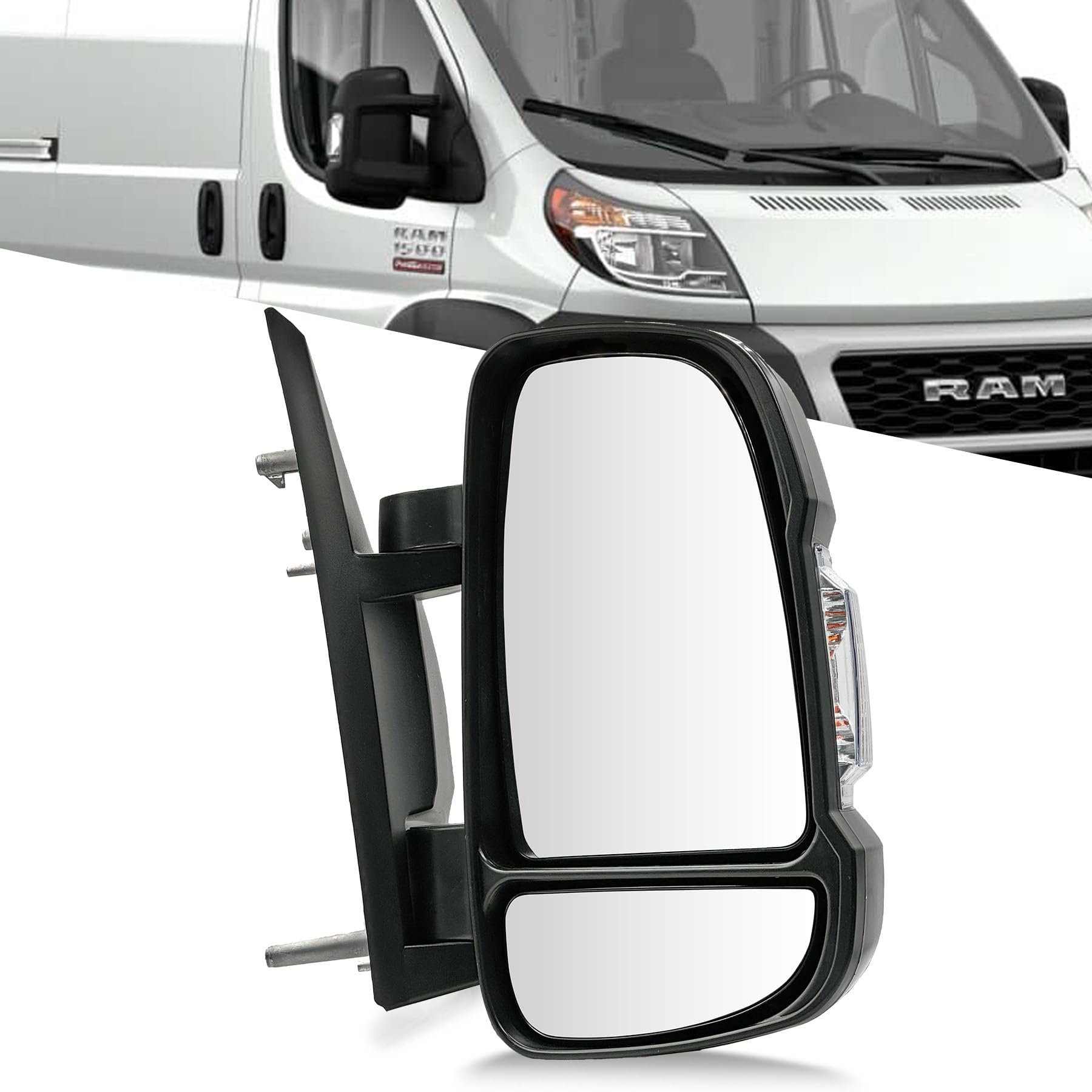 Convitex passenger front view showing direct-fit replacement and improved visibility