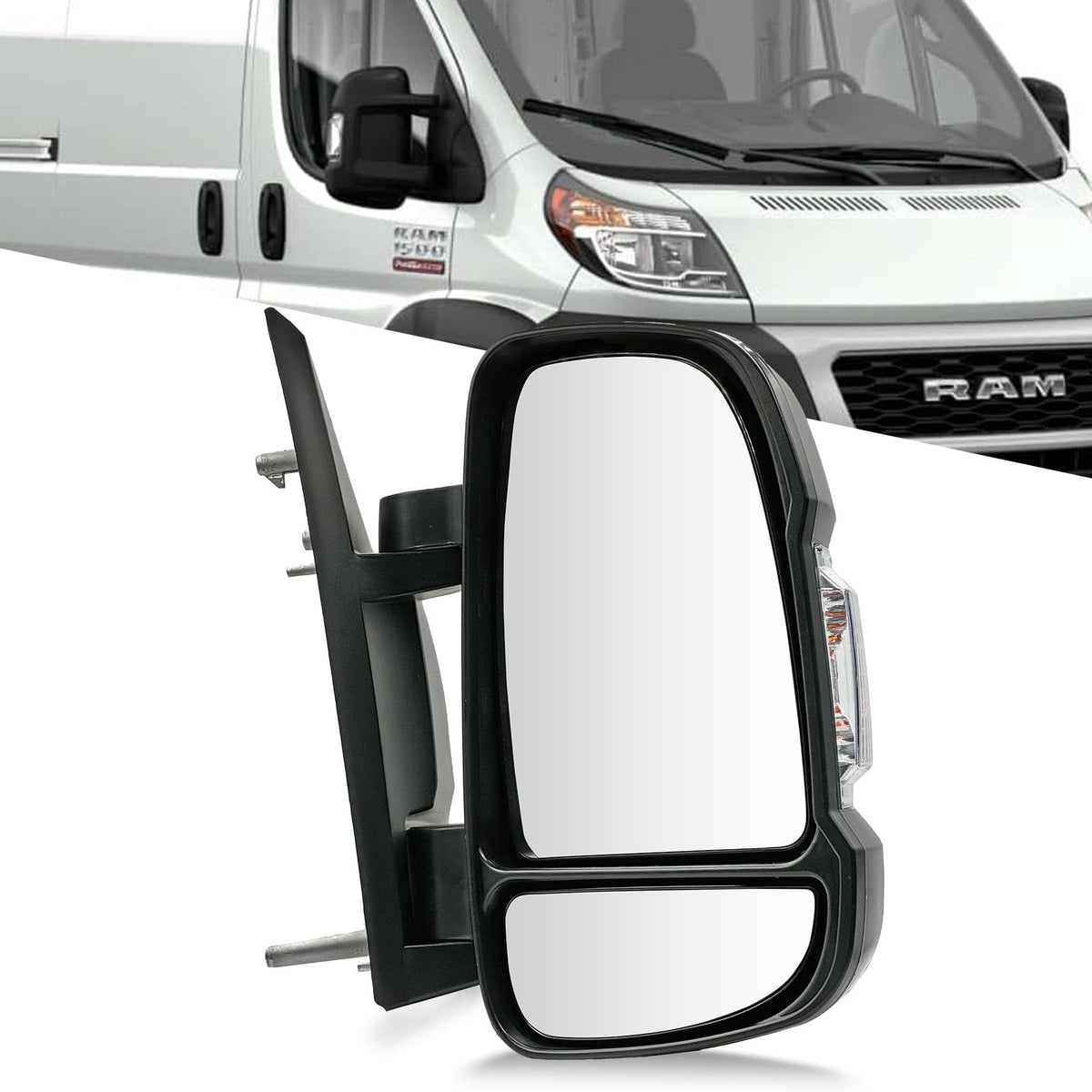 Convitex passenger front view showing direct-fit replacement and improved visibility