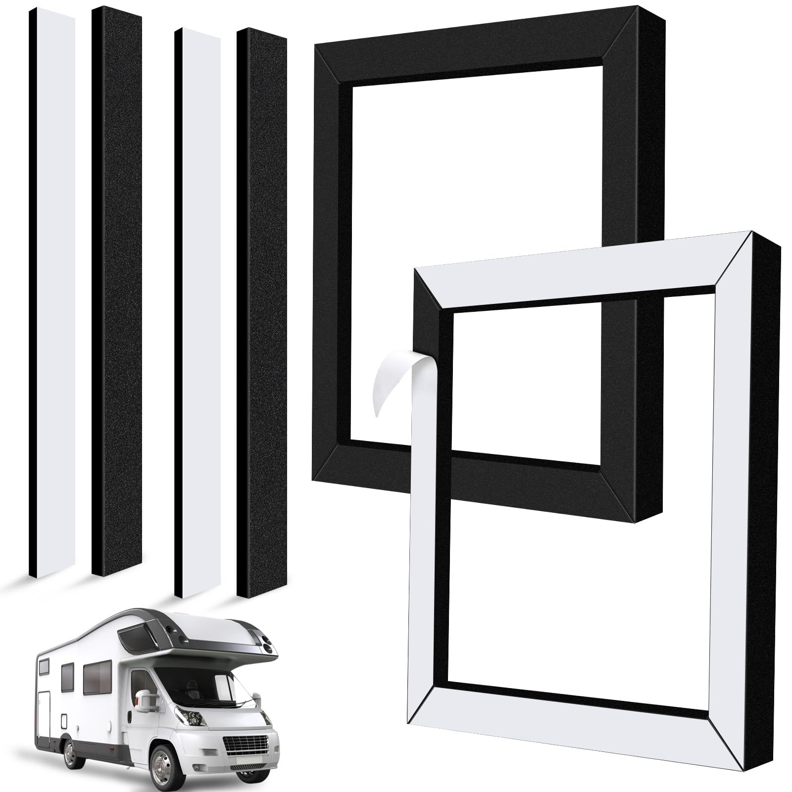 Convivium front view of 14x14 gasket showing clean square profile and a secure seal