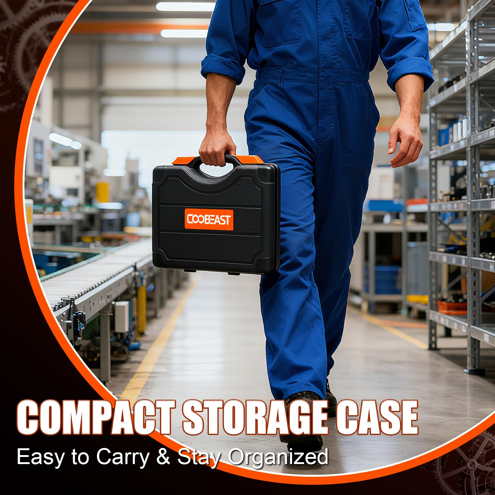 coobeast clear size markings and storage for quick selection and portability