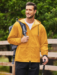 COOFANDY close-up of waterproof fabric texture highlighting breathable protection