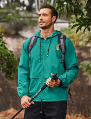 COOFANDY hood and collar detail providing adjustable coverage